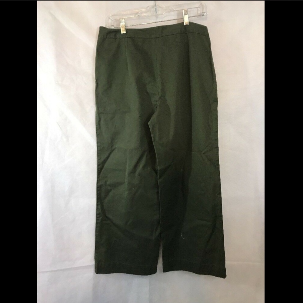 NEW! $285 Theory Namid TS Washed Chinos‎ Pants in Myrtle Green [SZ 8 ] - Picture 4 of 8
